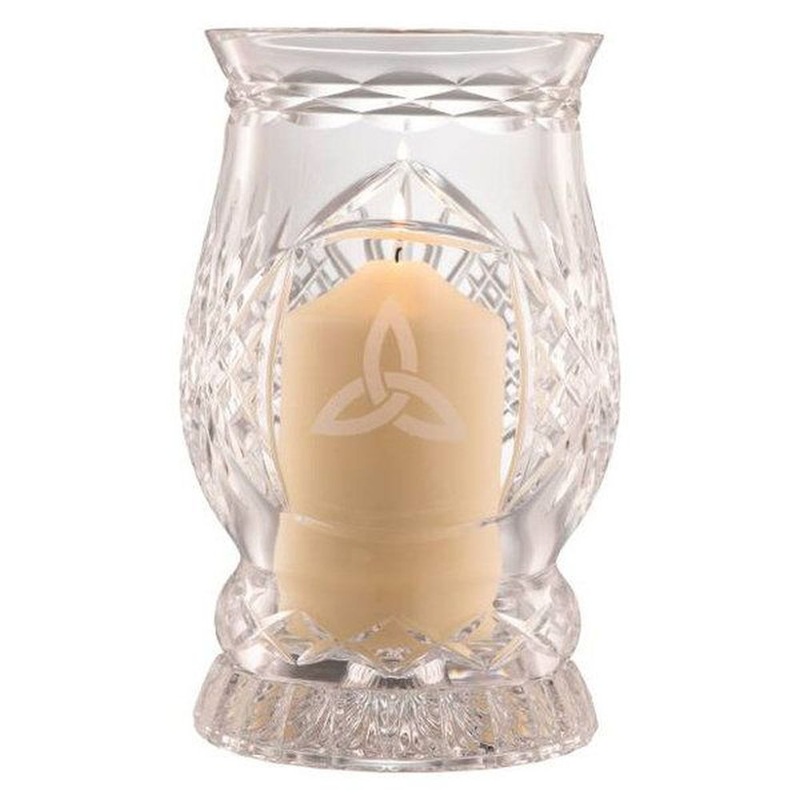 Galway Trinity Knot Pillar Hurricane Lamp