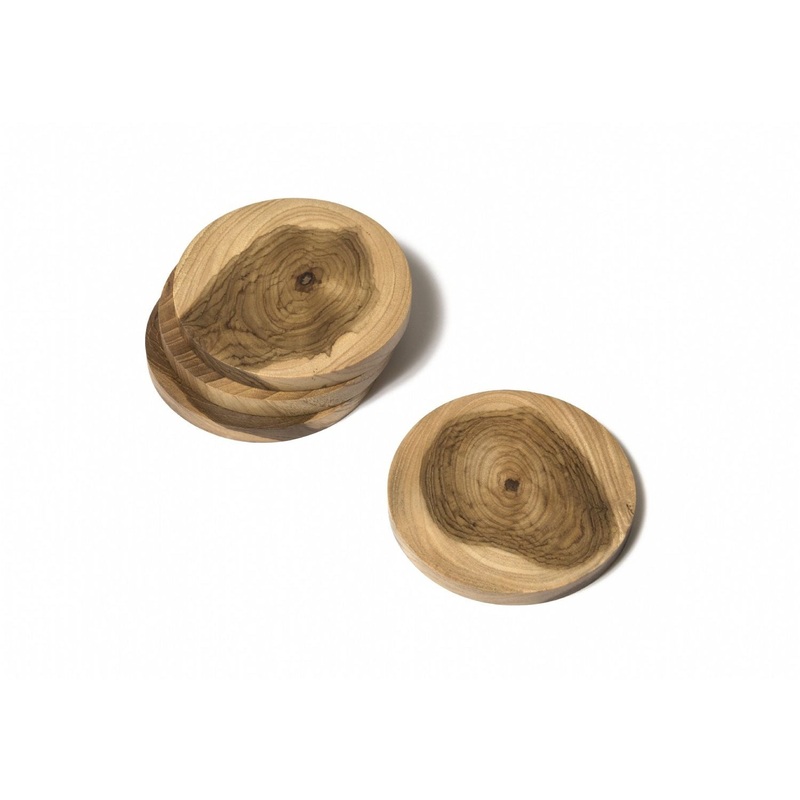 Lipper International S/4 Teak Coasters.