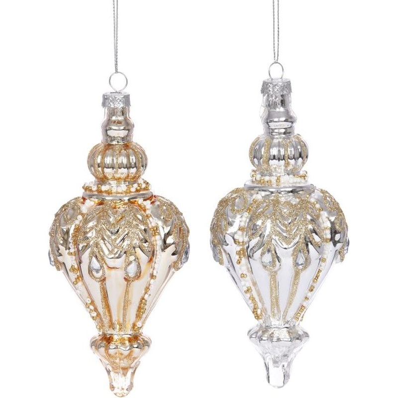 Mark Roberts 2022 Chandelier Ornament, Assortment Of 2 6.5 Inches