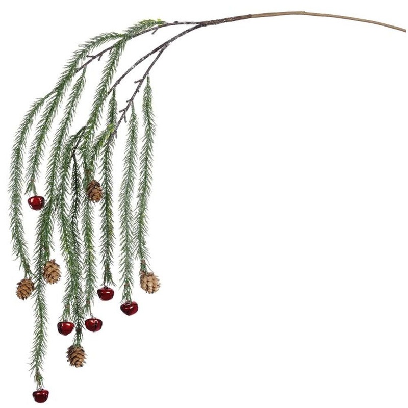 Mark Roberts 2022 Hanging Tinsel Ball Spray 40 Inches