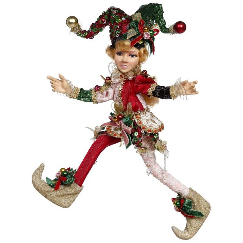 Mark Roberts Christmas 2022 North Pole Jester Elf Girl Figurine