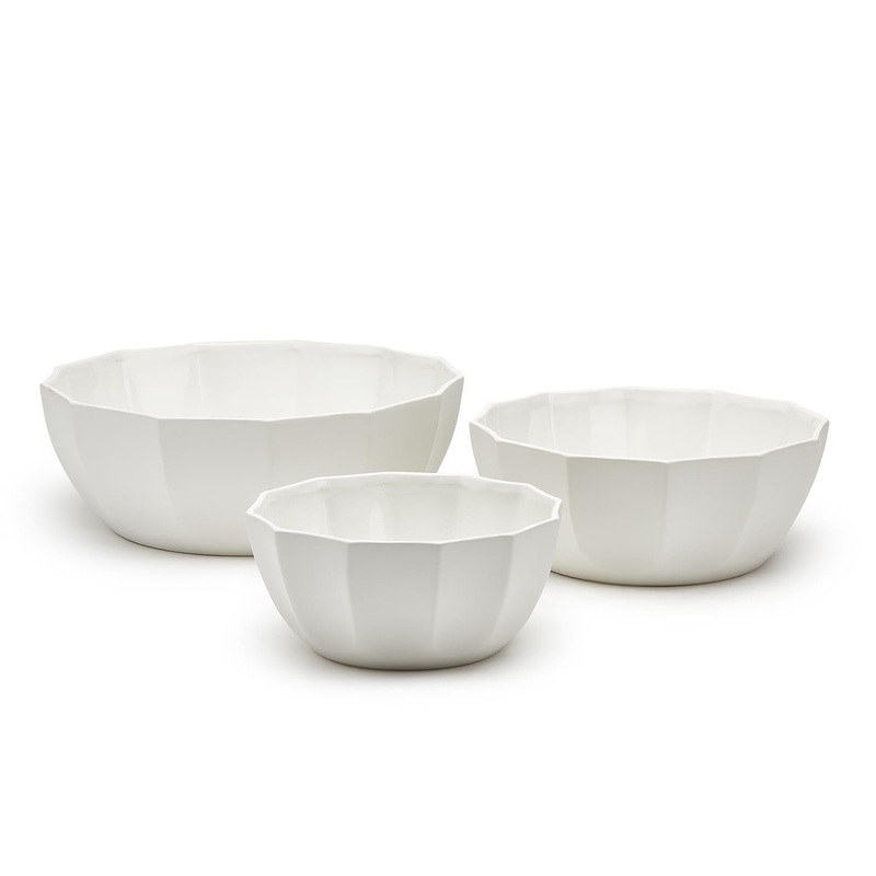 Two’s Company The Octagonal Bowl Set of 3 (Food Safe) – Ceramic