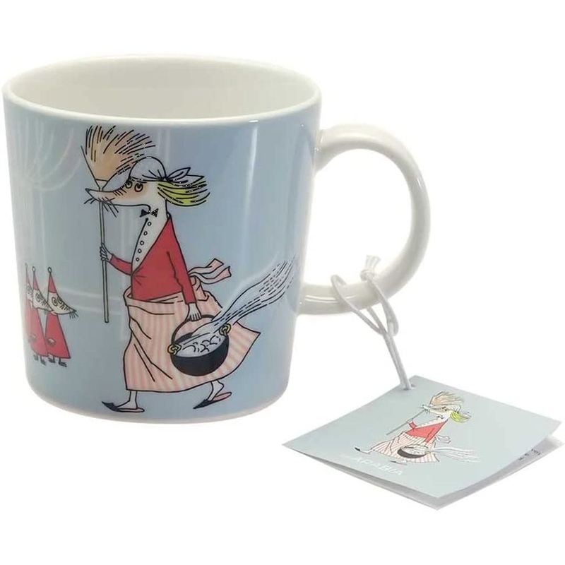 Arabia Moomin Mug 10 Oz Fillyfjonk Grey