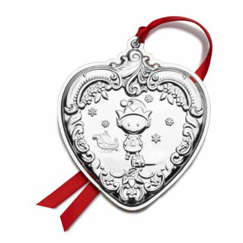 Lifetime Brands Wallace Grande Baroque Heart Ornament – 31st Edition