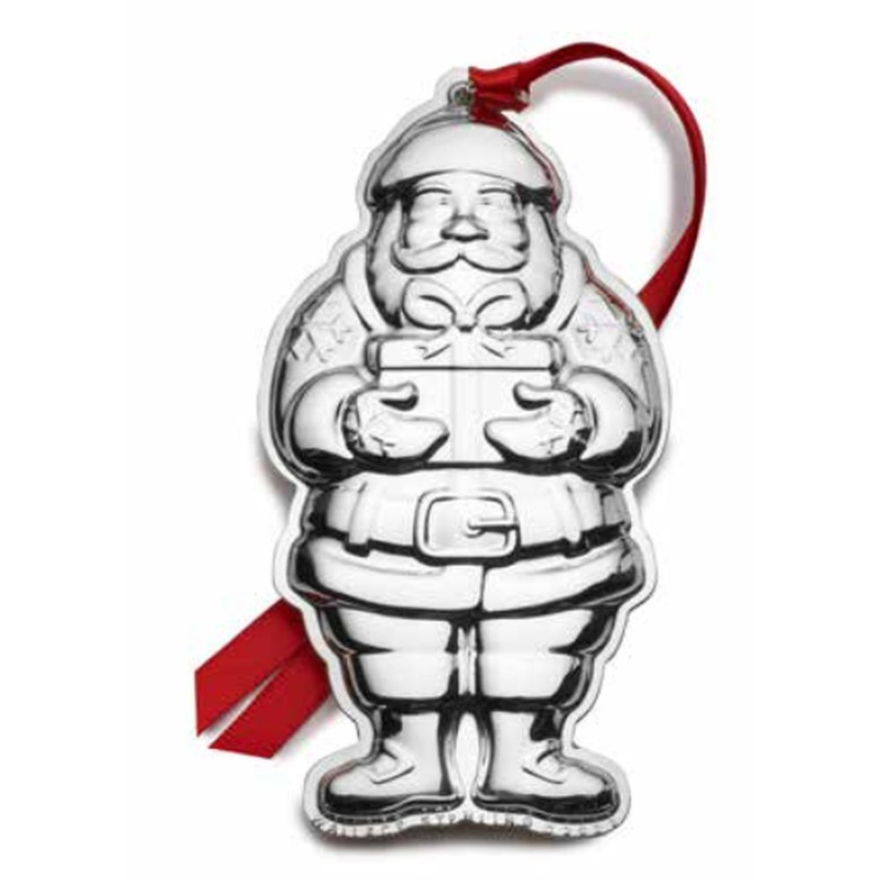 Lifetime Brands Wallace Sterling Santa Ornament – 6th Edition