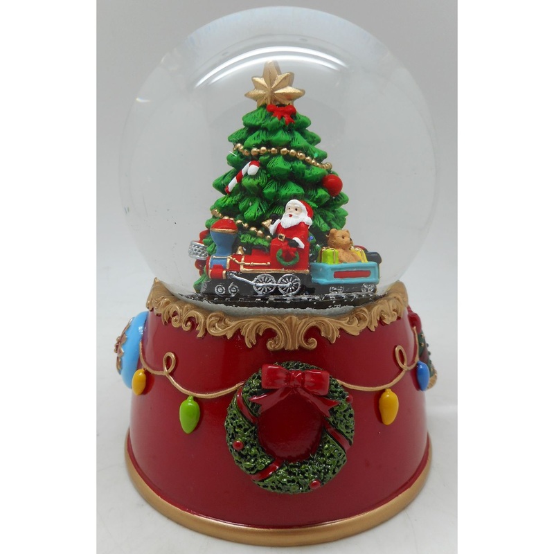 Musicbox Kingdom 5.5 Snowglobe Turns To The Melody Of O Christmas Tree