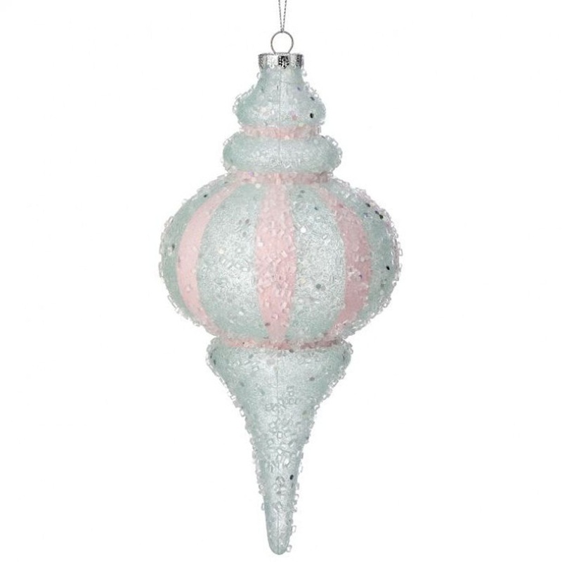 Regency International 10 Iced Candy Finial Ornament