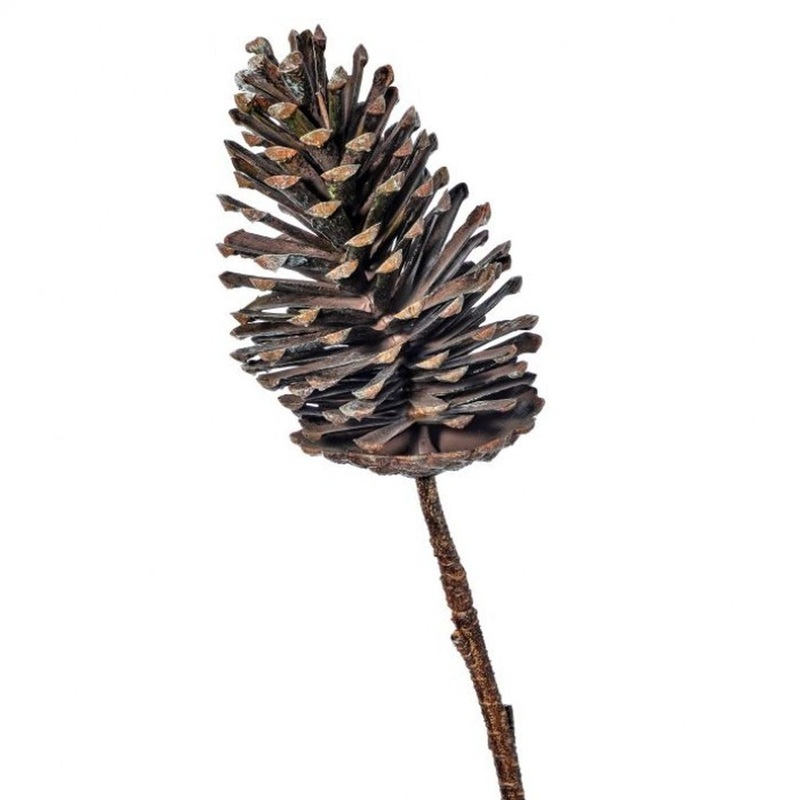 Regency International 29 Plastic 8 Pine Cone on Branch