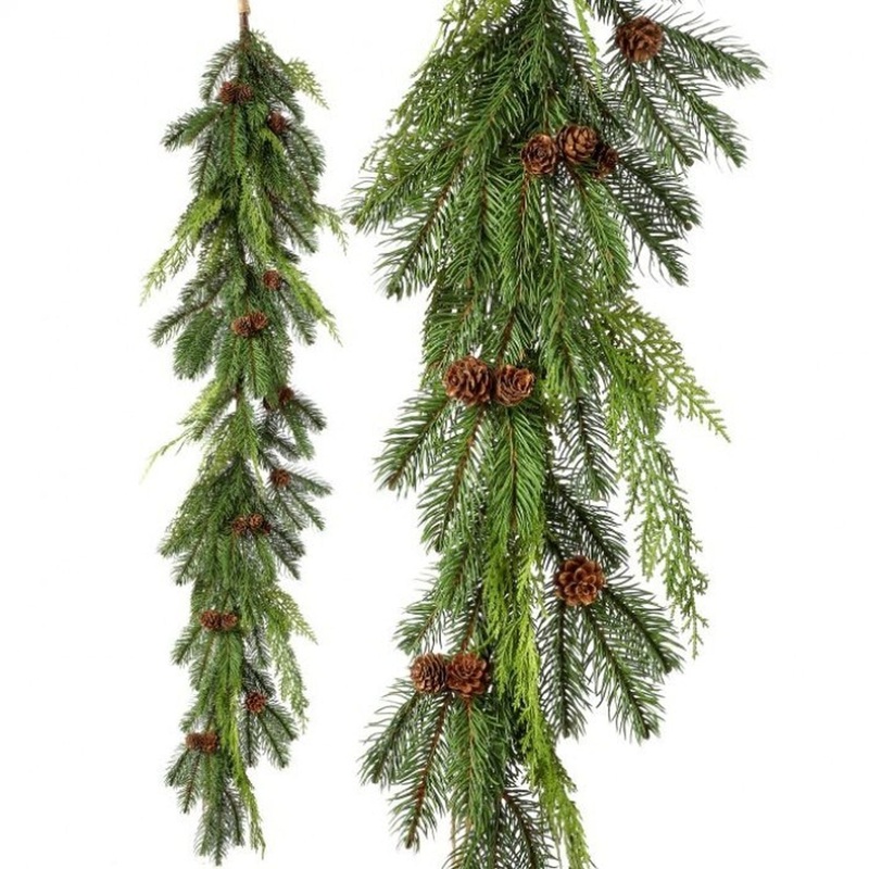 Regency International 48 Just Cut Plastic Woodland Pines Garland