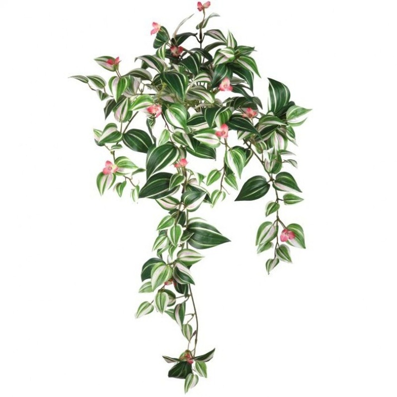 Regency International Foliage Greenery Flowering Tradescantia 29 Pink Green