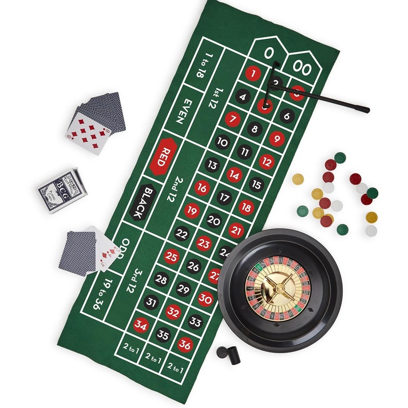 Two’s Company High Roller Roulette Game Set In Gift Box Includes.