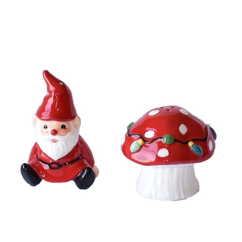 Ganz Gnome Withmushroom Salt & Pepper Shaker Set (2 Piece Set)