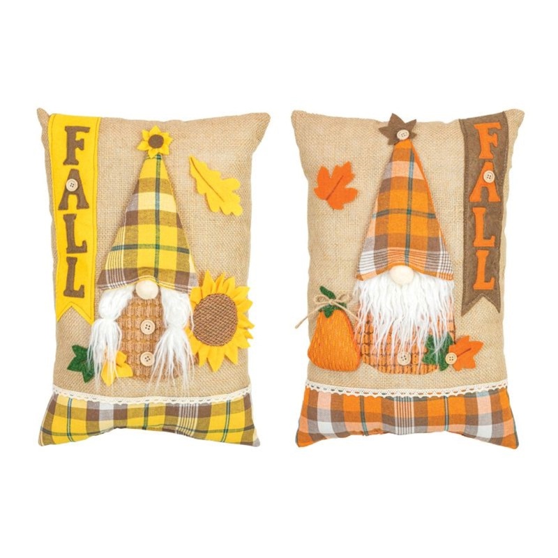 Hanna’s Handiworks Fall Gnome Pillow Set Of 2 Assortment