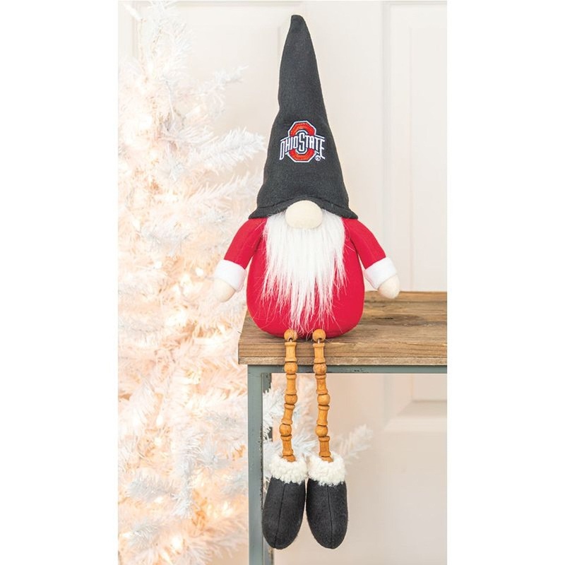 Hanna’s Handiworks Ohio State Bead Leg Gnome