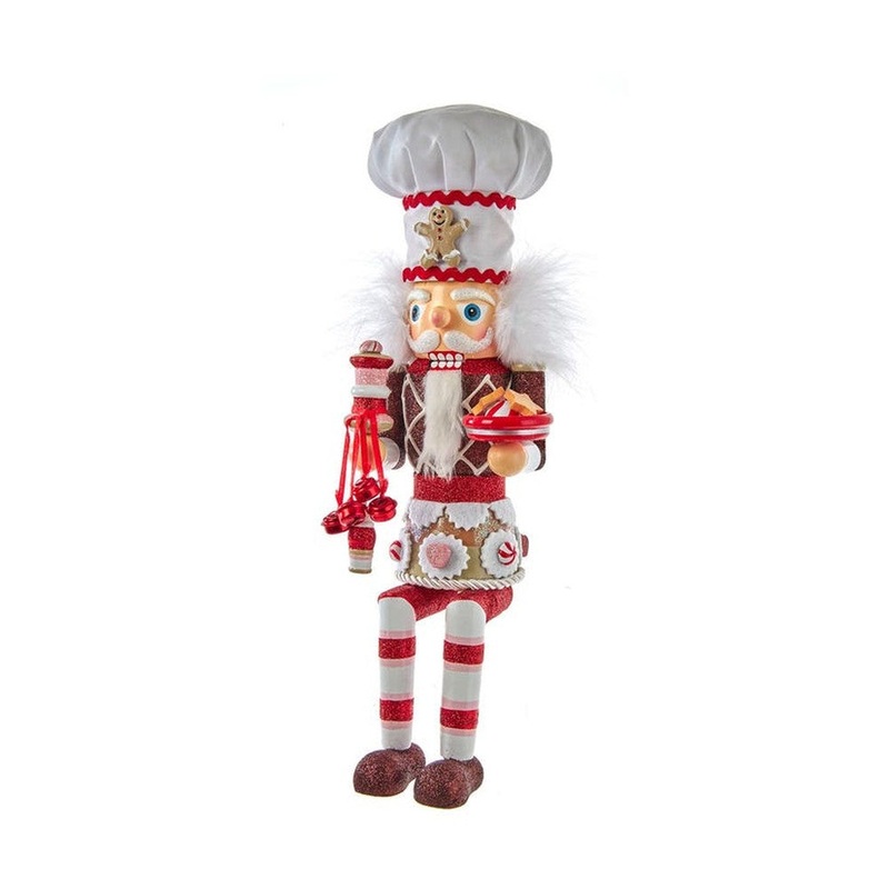Kurt Adler 15 Hollywood Nutcrackers Gingerbread Baker Shelf Sitter Nutcracker