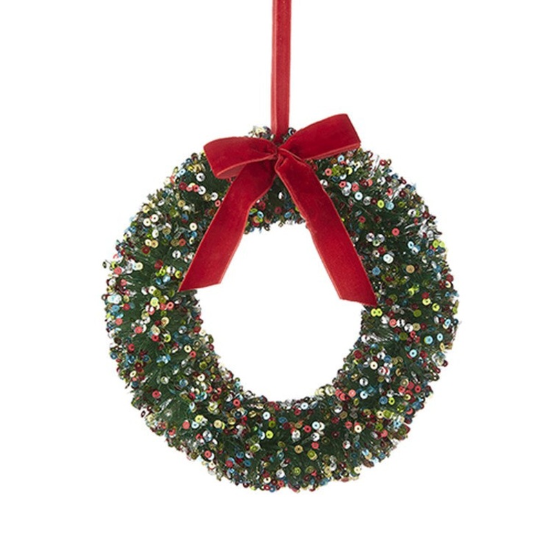 Raz Imports 2022 No Place Like Home 8 Wreath Ornament
