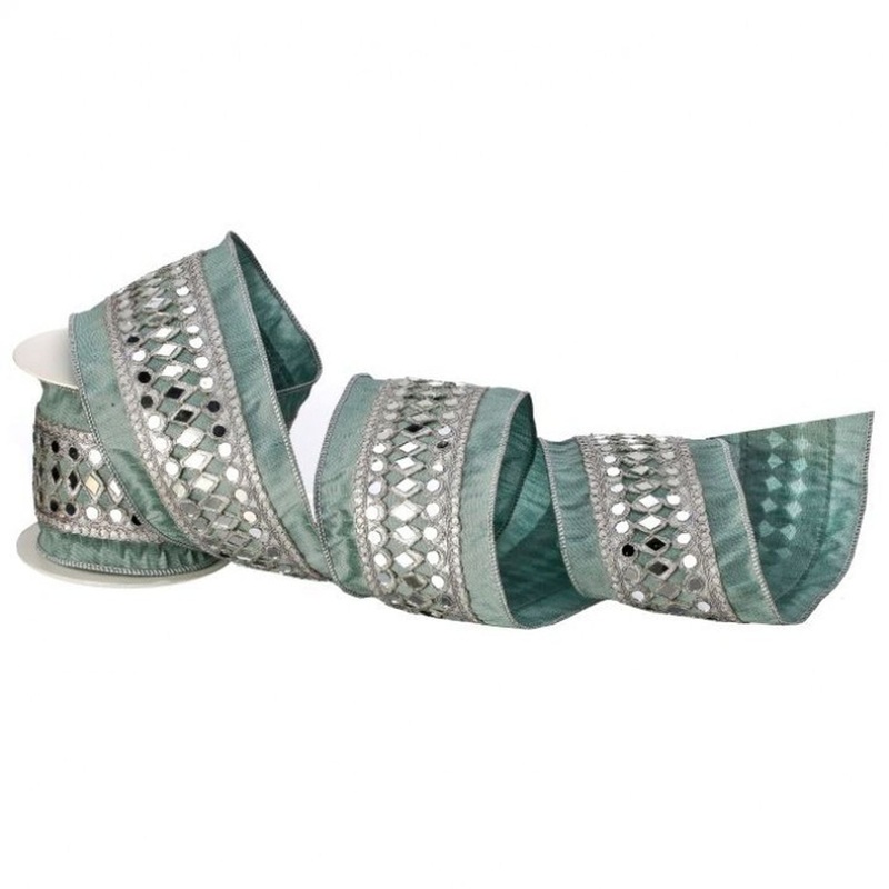 Regency International 4 X 5Y Mirror Trim Dupion Ribbon