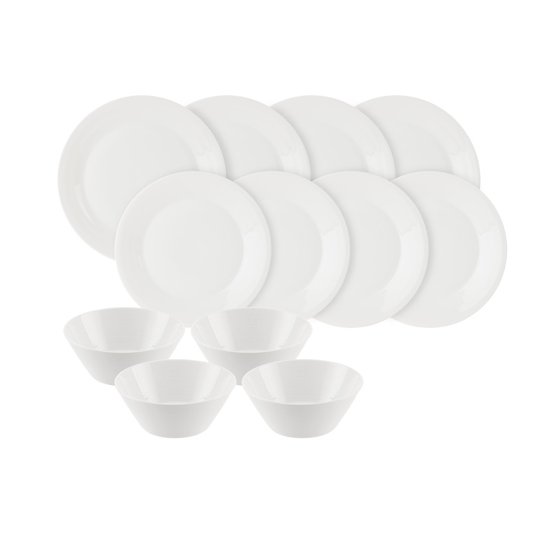 Royal Doulton 1815 Pure Dinnerware Set White, 12 Piece Set