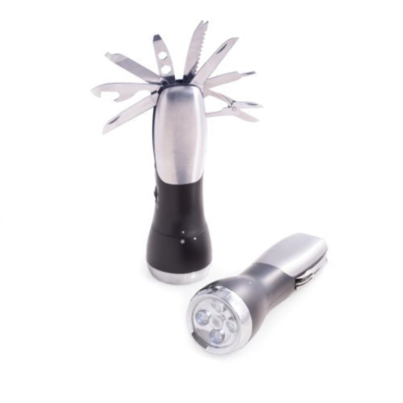 Bey Berk Flash Light With Multi Tools Stainless Steel