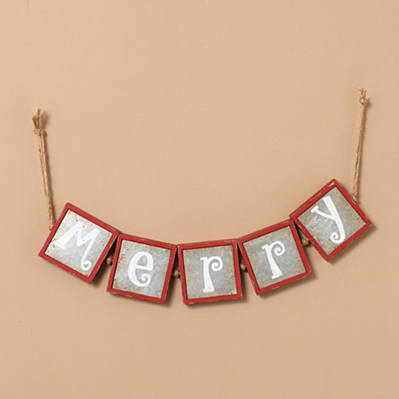 Gerson Company 25L Wood Merry Wall Hanging