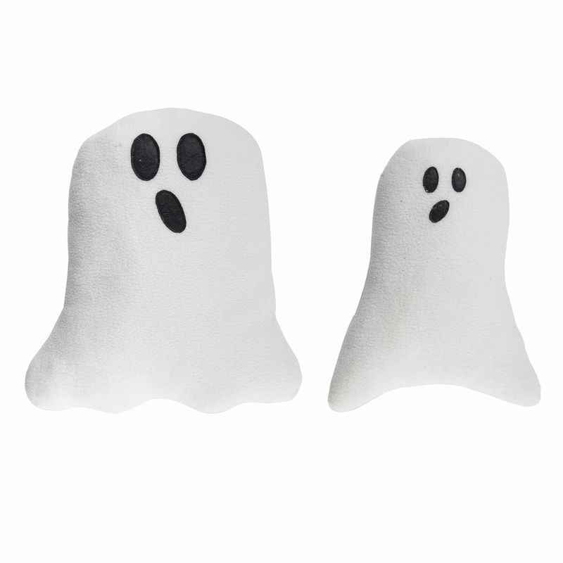 Transpac Fabric Ghost Shaped Pillows, Set Of 2
