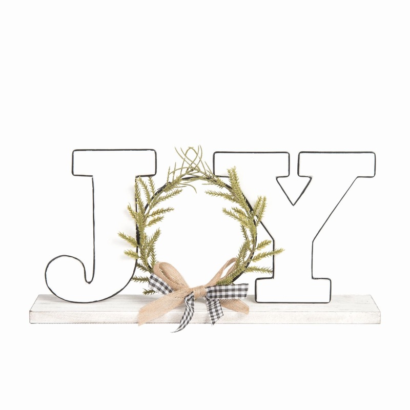 Transpac Metal Enamel Joy Decor