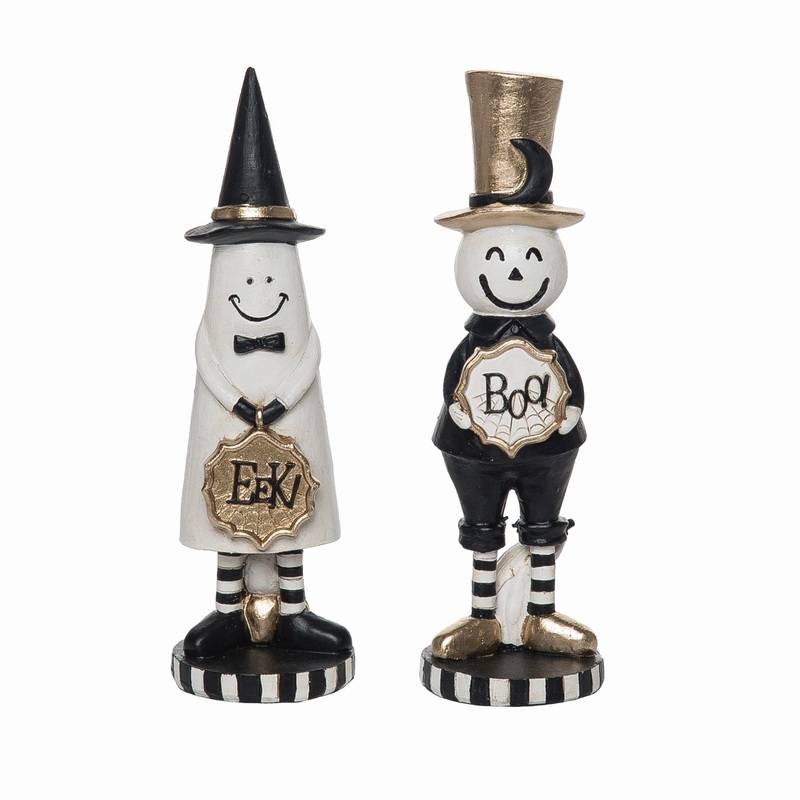 Transpac Small Resin Fancy Dress Figurine, Set Of 2, Assortment