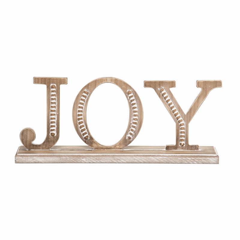 Transpac MDF Joy Beaded Decor