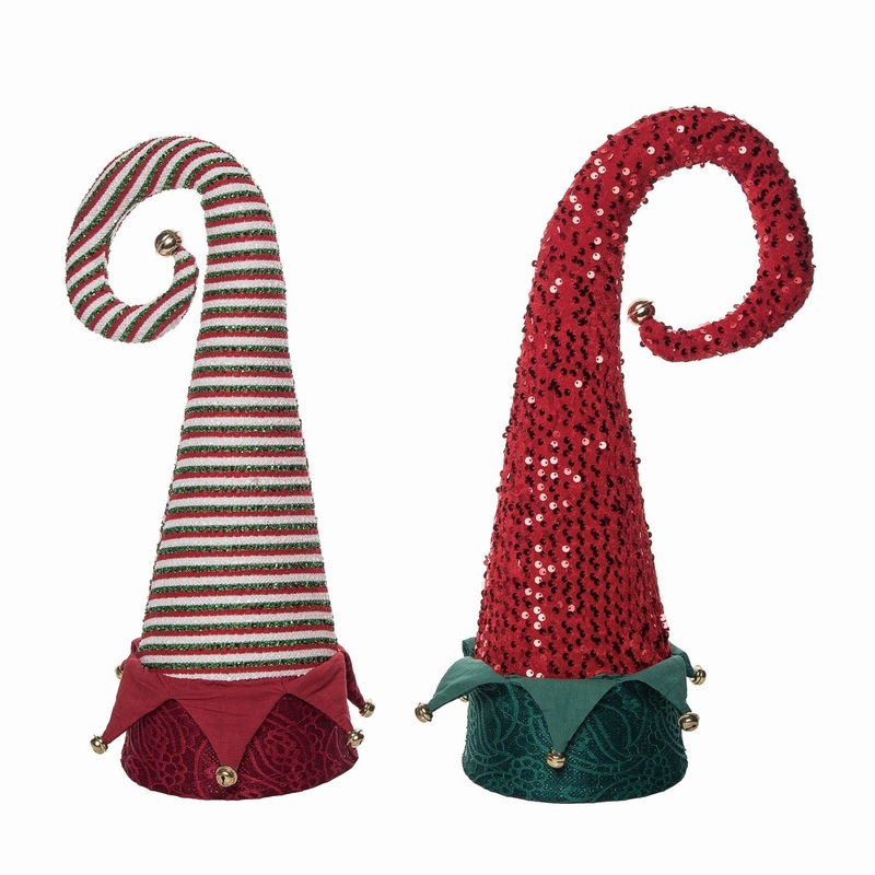 Transpac Plush Vintage Hat, Set Of 2, Assortment