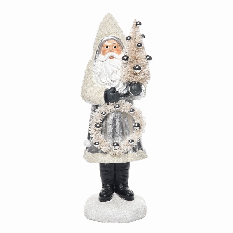 Transpac Resin Old World Santa Figurine