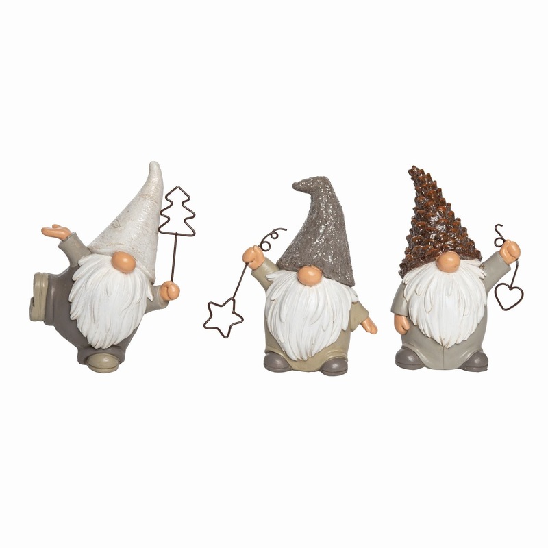 Transpac Resin Winter Wonderland Figurine, Set Of 3, Assortment