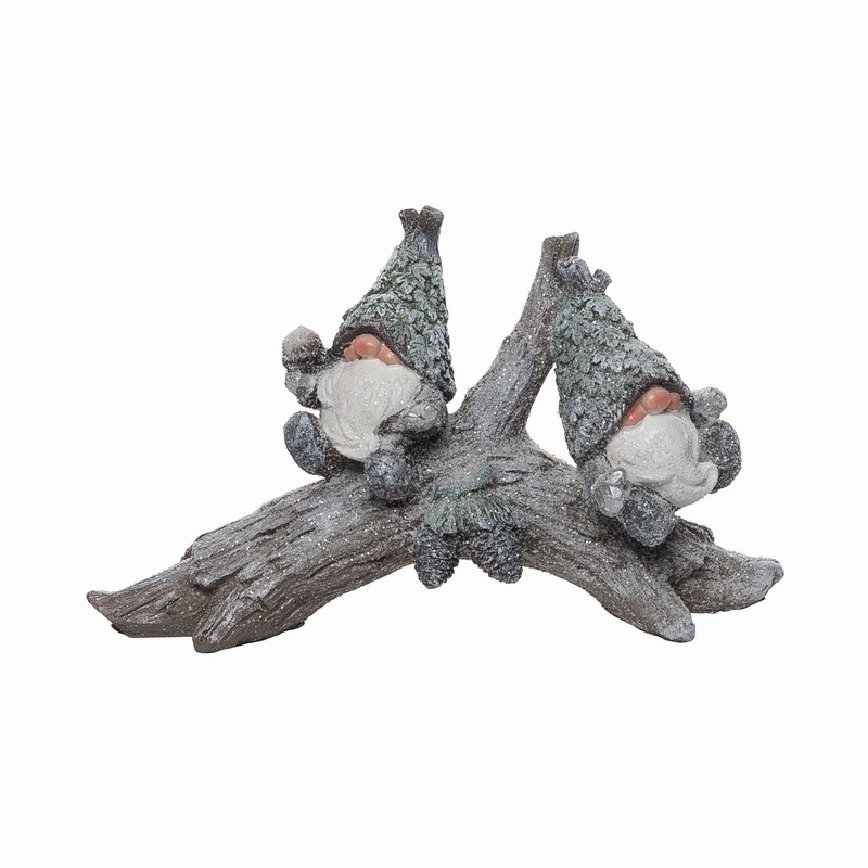 Transpac Resin Leafy Gnome Decor