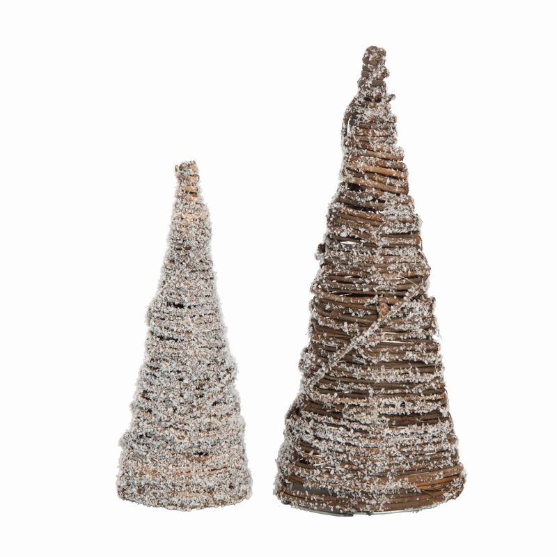 Transpac Twig Tree Decor, Set Of 2