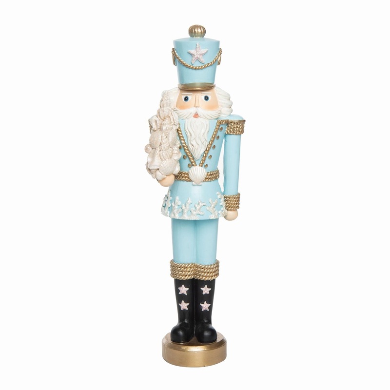 Transpac Resin Coastal Nutcracker Decor