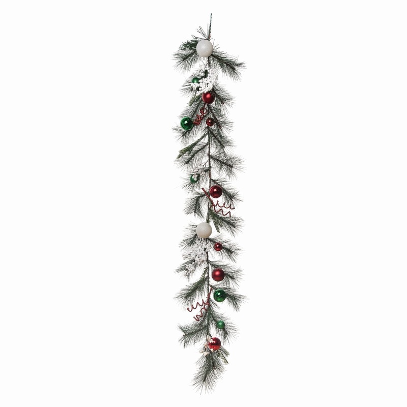 Transpac Bright Ornament Garland