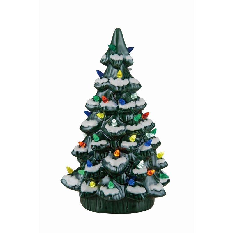 Transpac Ceramic Light Up Tree Decor