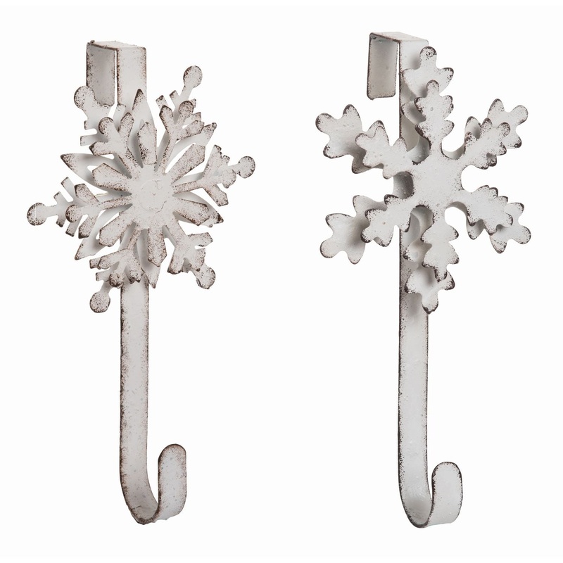 Transpac Metal Dimensional Wreath Holder, Set Of 2, Assortment