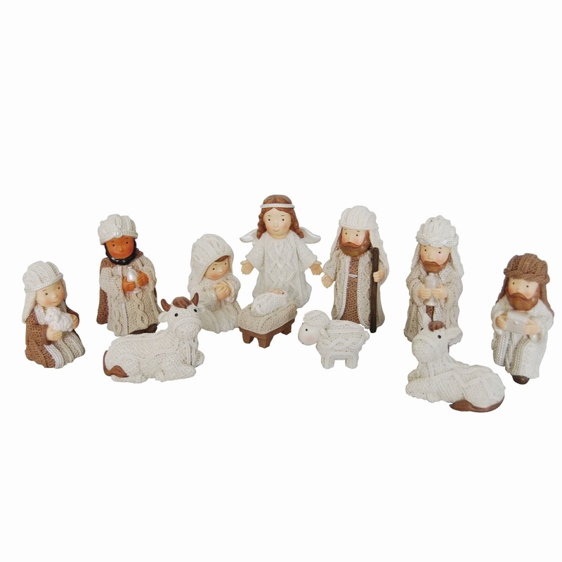 Transpac Mini Resin Nativity, Set Of 11