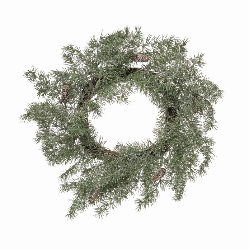 Transpac Soft Piney Fir Wreath