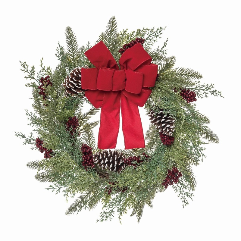 Transpac Statement Classic Holiday Wreath
