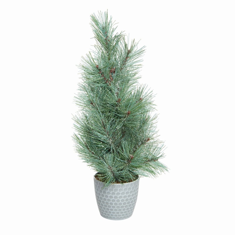 Transpac Tree In Metal Bucket|Small|Large