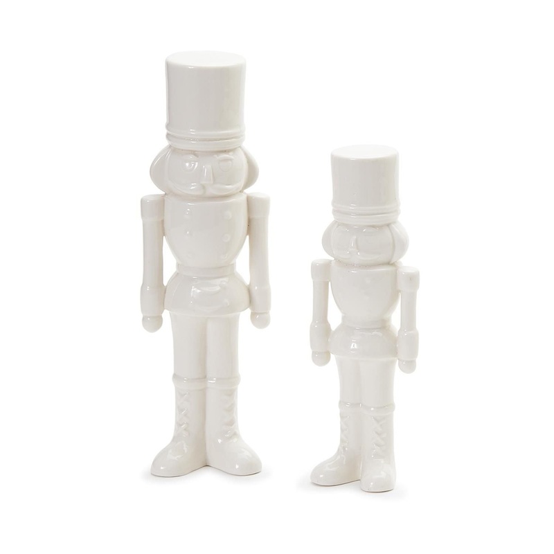 Two’s Company Set Of 2 Decorative Nutcrackers – Porcelain