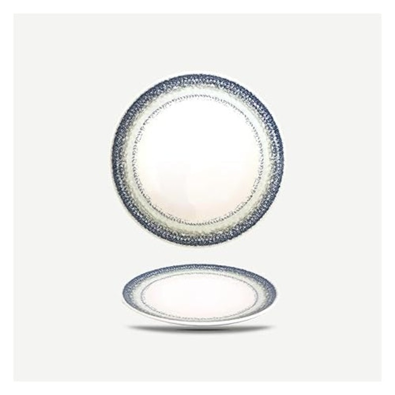 Gusto Buono 7.87 Porcelain Salad Plate Set of 6 – Blue Monaco The Space Dinner & Luncheon Dishes