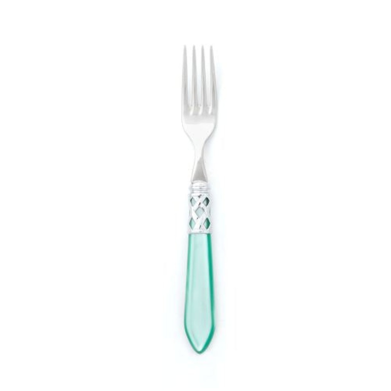 Vietri Aladdin Brilliant Aqua Salad Fork, 8 L