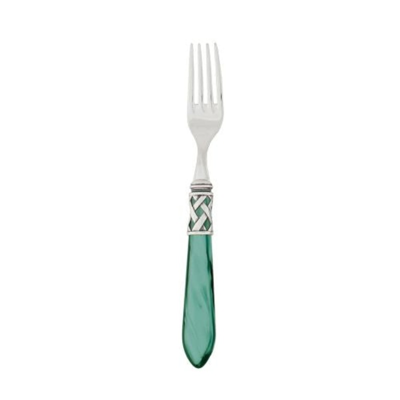 Vietri Aladdin Pearlized Green Salad Fork, 8L