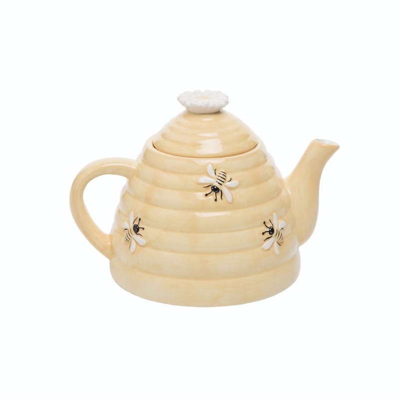 Transpac Dolomite Beehive Teapot