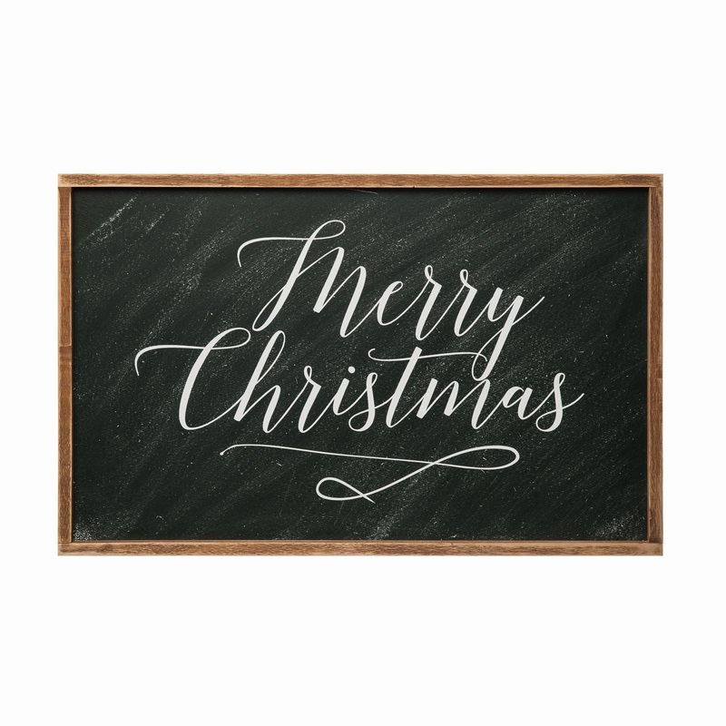 Transpac Large MDF Christmas Mantle Decor