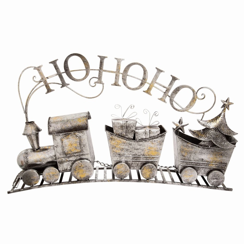 Transpac Metal Ho Ho Ho Train Kd