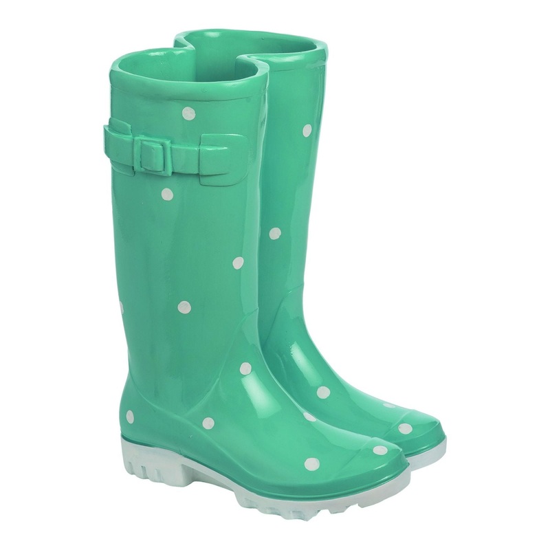 Transpac Resin Rain Boot Planter