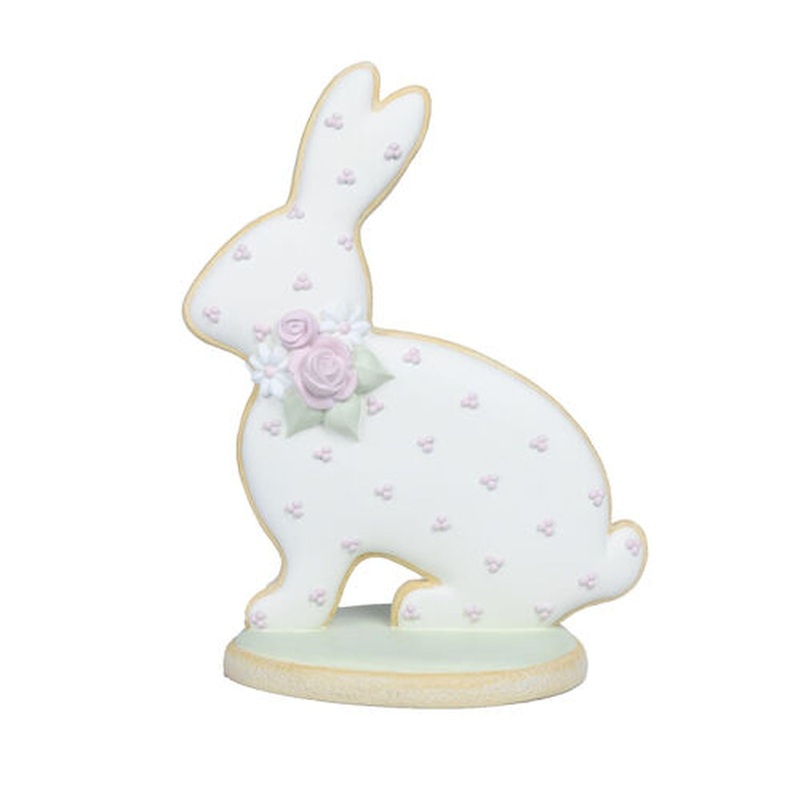 December Diamonds Cotton Candy Land 12 Cookie Cut Out Bunny Sitting, Multicolor